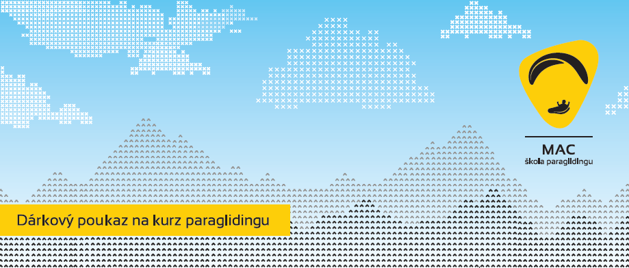 dárkový poukaz paragliding kurz